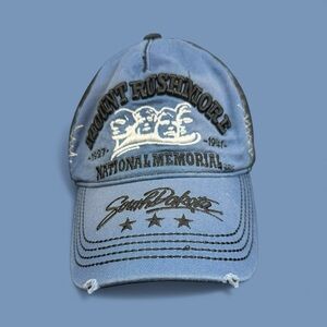 Mount Rushmore Denim Blue Cap